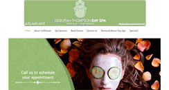 Desktop Screenshot of deborahthompsondayspa.com