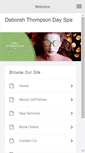 Mobile Screenshot of deborahthompsondayspa.com